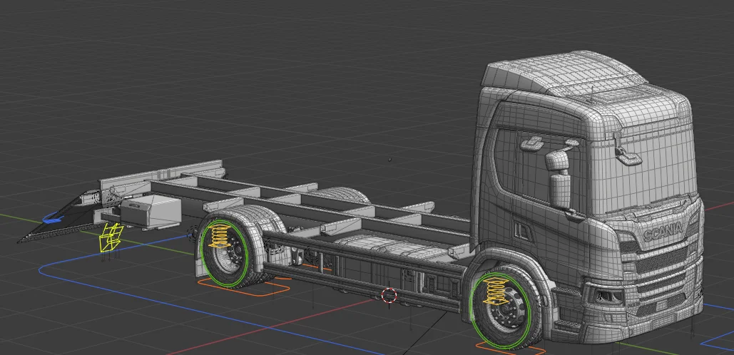 Scania P Series Truck with Trailer screenshot 8