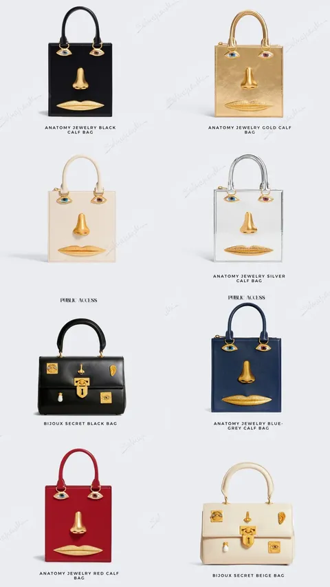Schiaparelli Bag Set - Blender 3d models