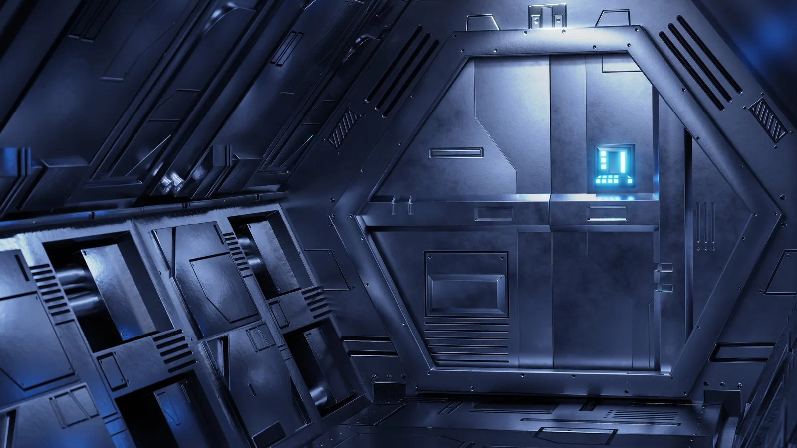 Sci-Fi Airlock Corridor screenshot 2