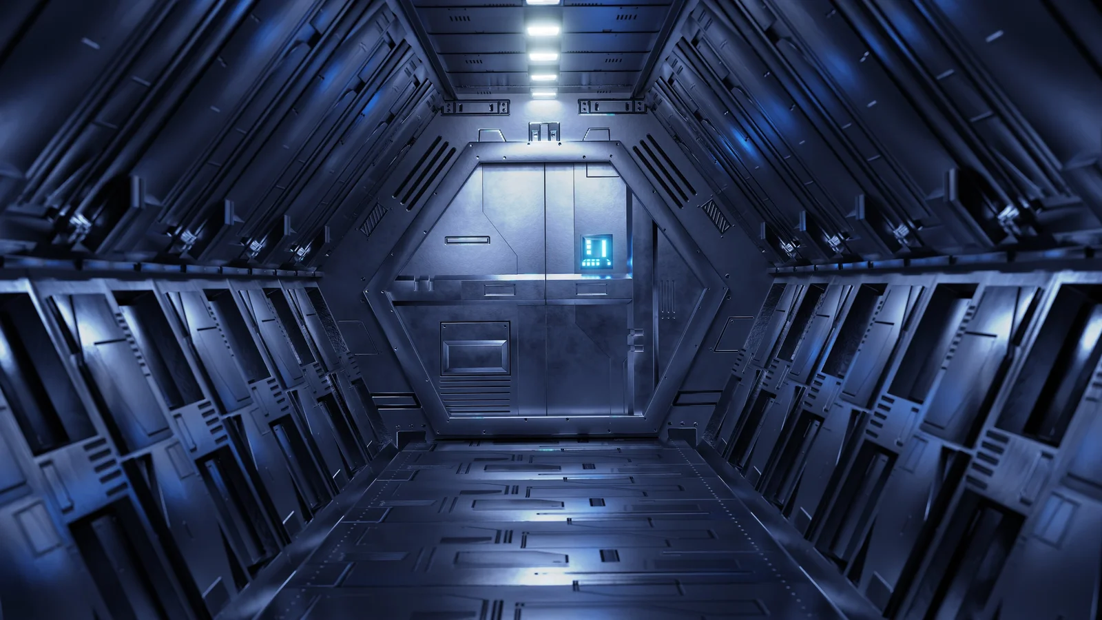 Sci-Fi Airlock Corridor screenshot 3