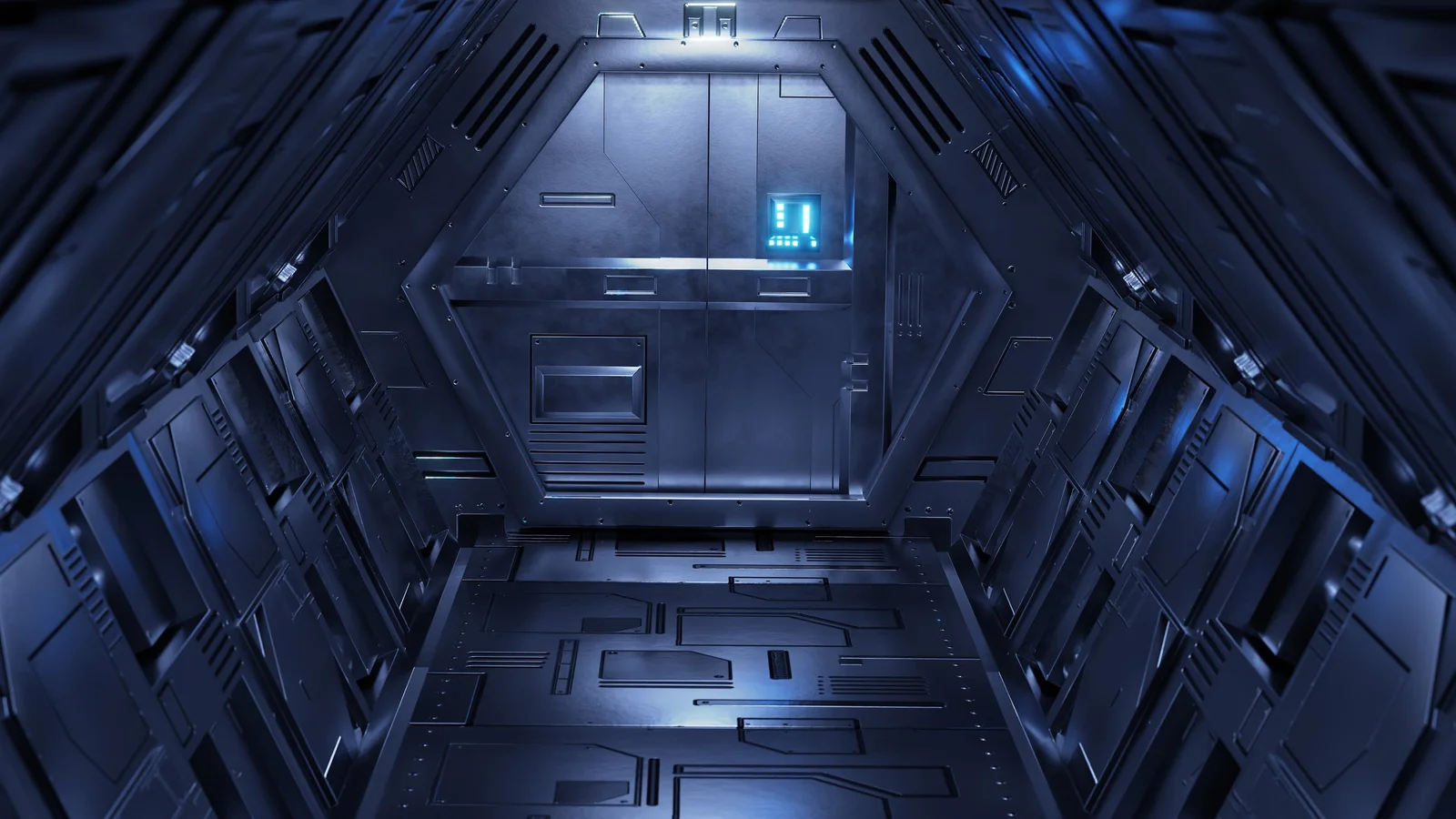 Sci-Fi Airlock Corridor screenshot 4