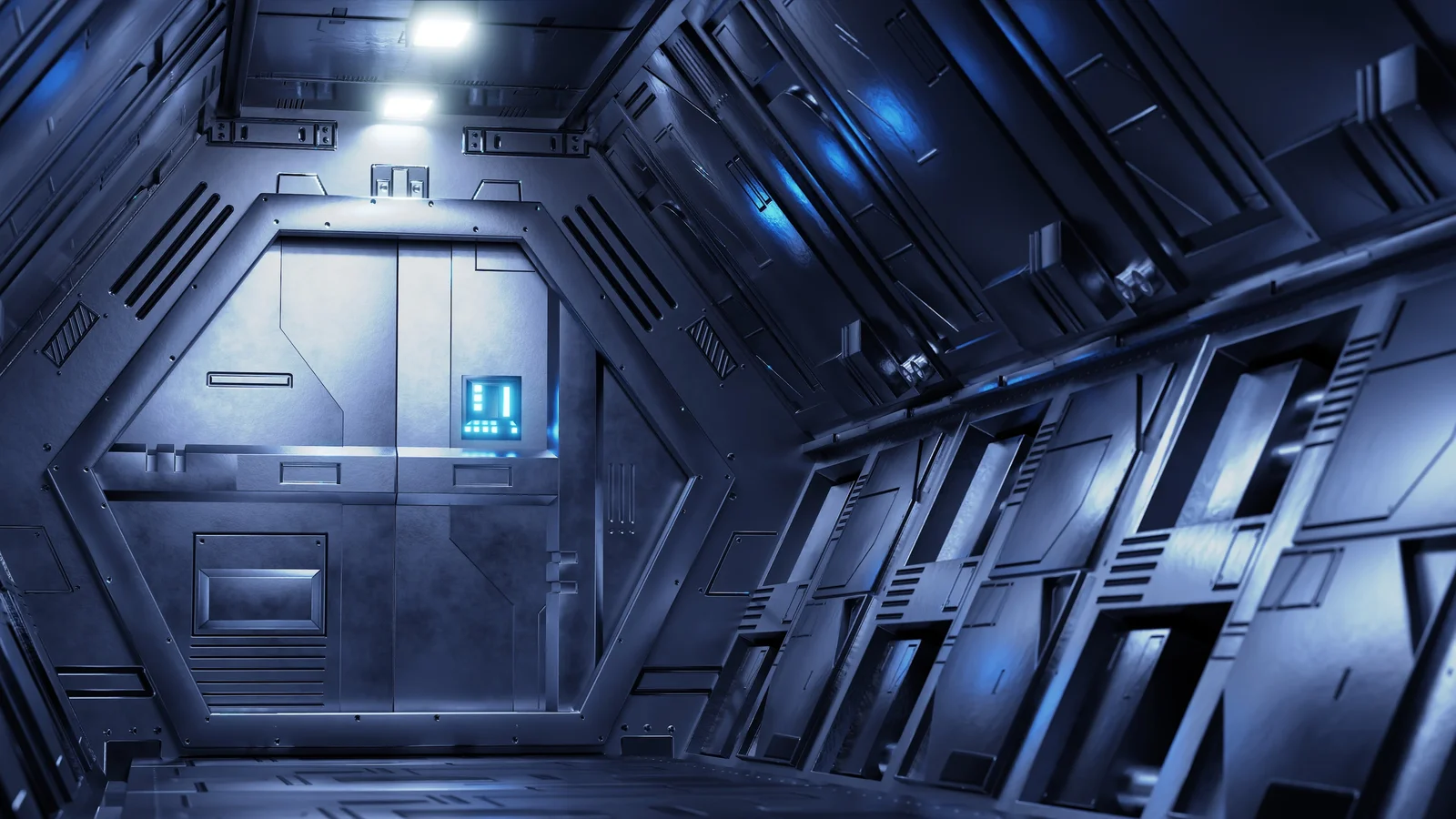 Sci-Fi Airlock Corridor screenshot 5
