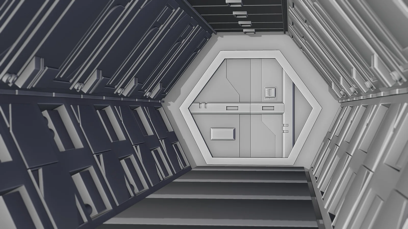 Sci-Fi Airlock Corridor screenshot 6