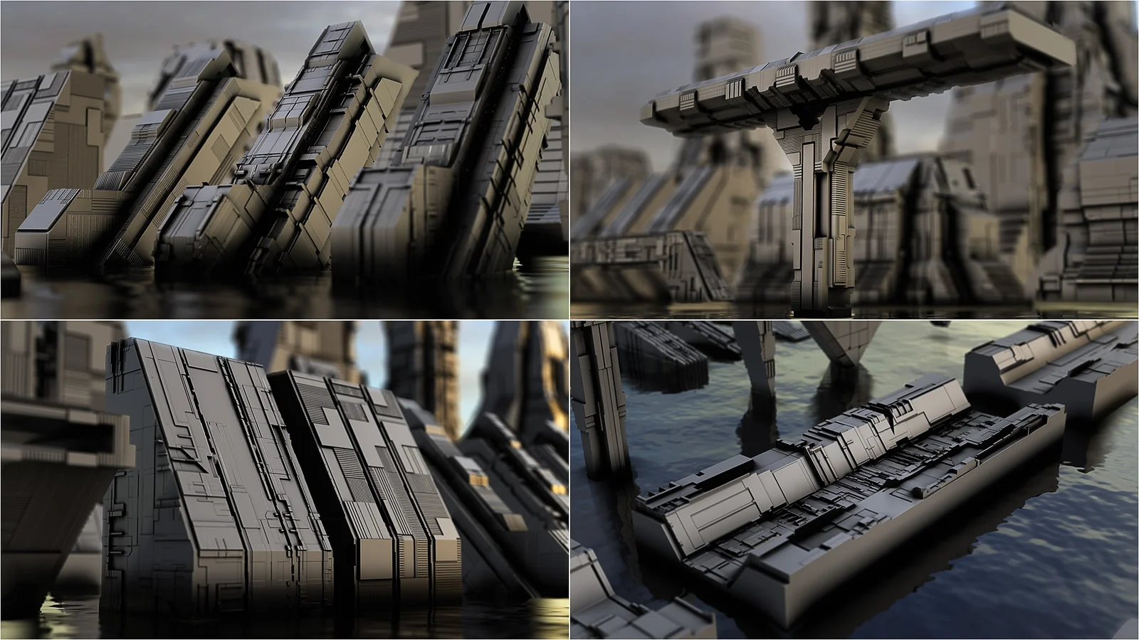 Sci-Fi Architecture Kitbash screenshot 5