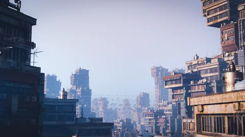 Sci-Fi Building Asset Pack - Blender 3d models