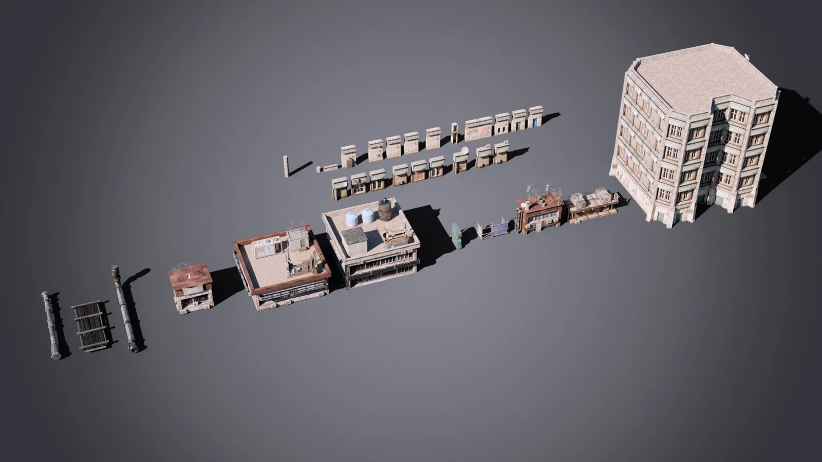 Sci-Fi Building Asset Pack screenshot 2