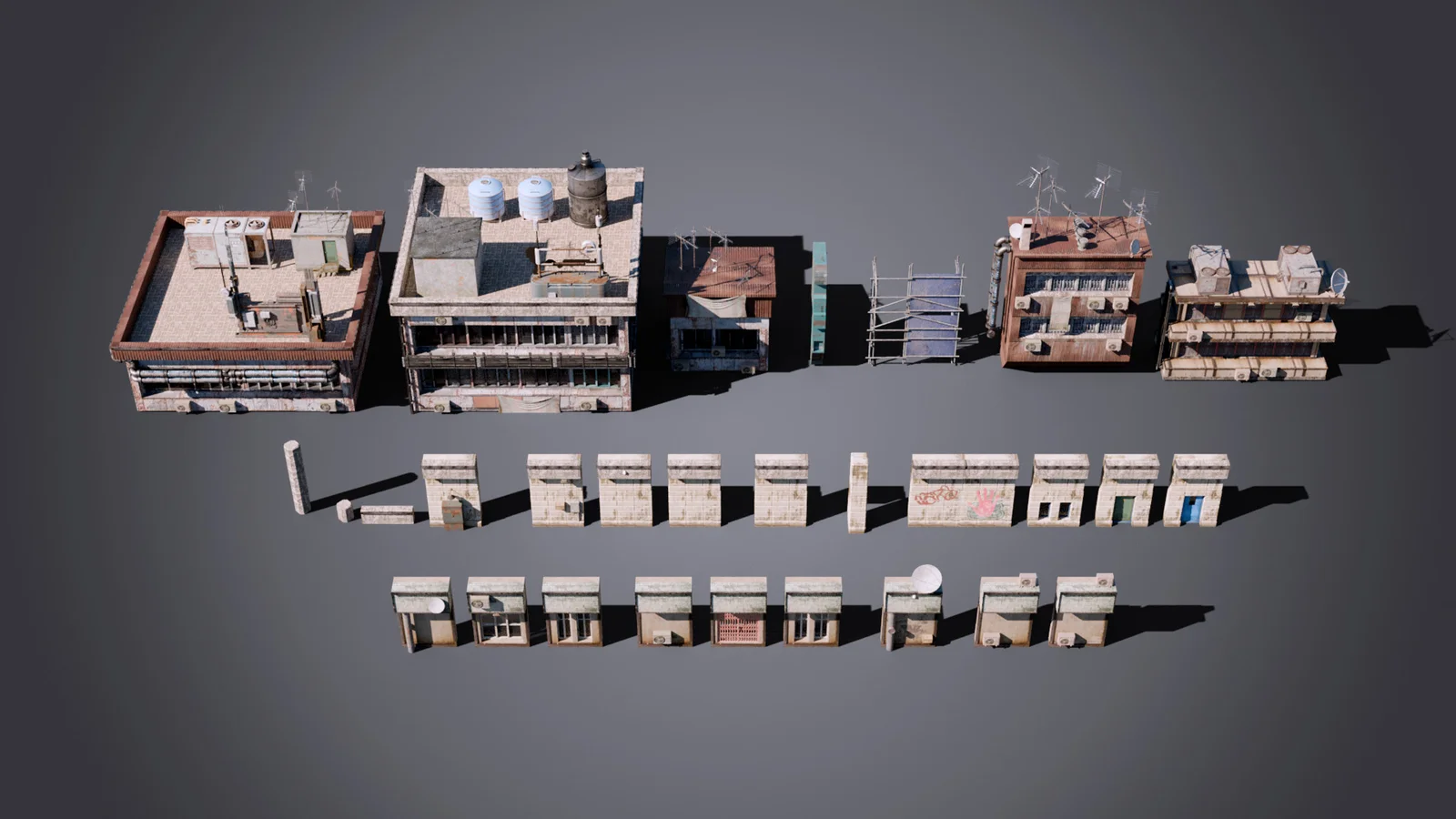 Sci-Fi Building Asset Pack screenshot 3