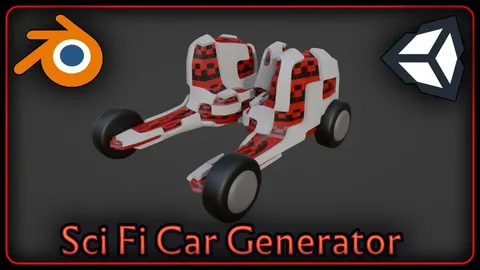 Sci-Fi Car Generator - Blender geometry nodes