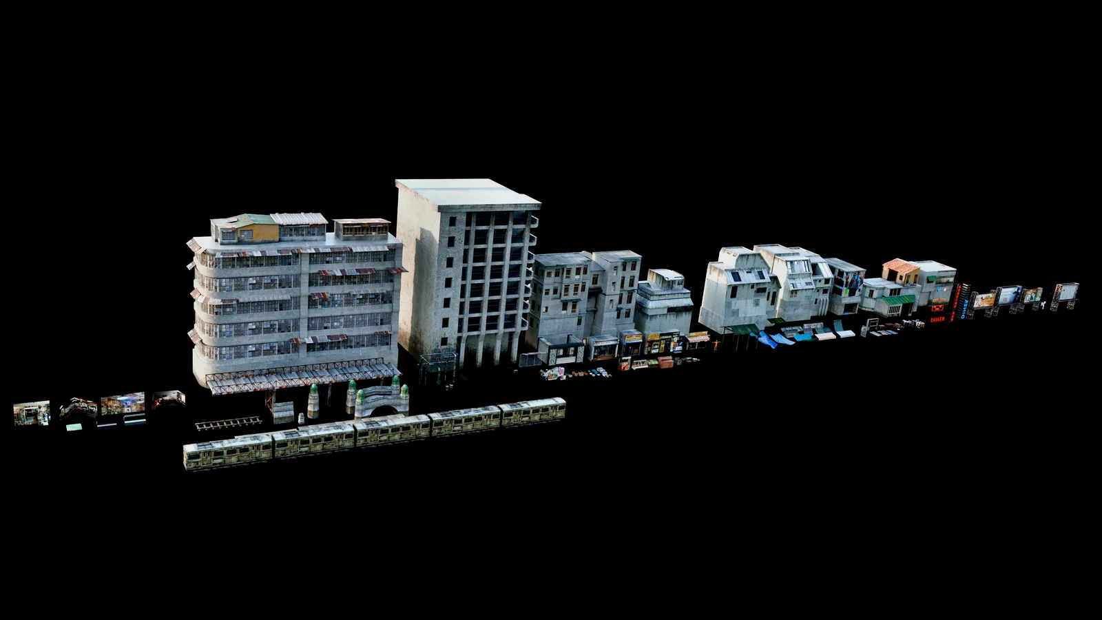 Sci-Fi City Market Assets screenshot 5