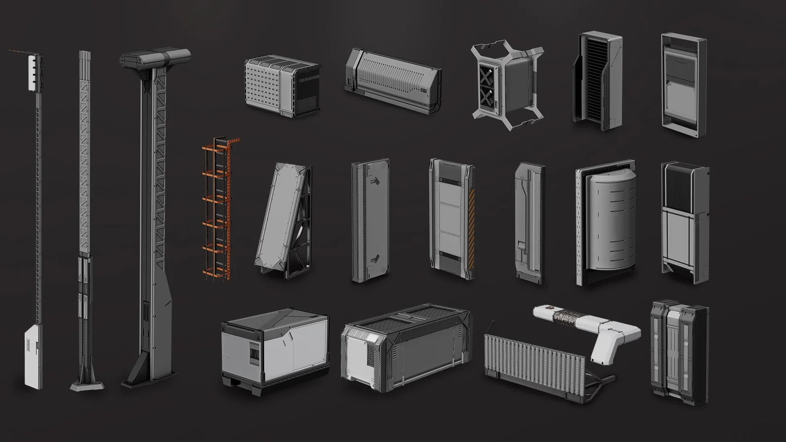 Sci-Fi Cityscape: Residential screenshot 4