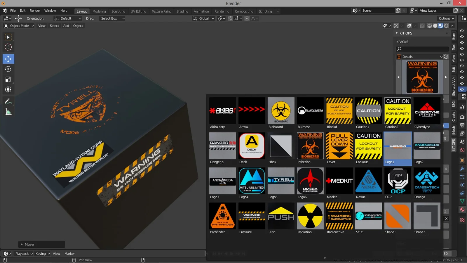 Sci-Fi Decal Kpack screenshot 4