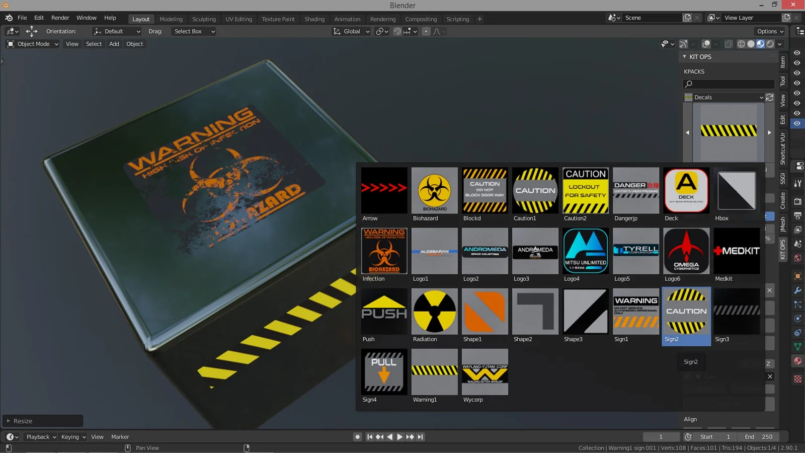 Sci-Fi Decal Kpack screenshot 5