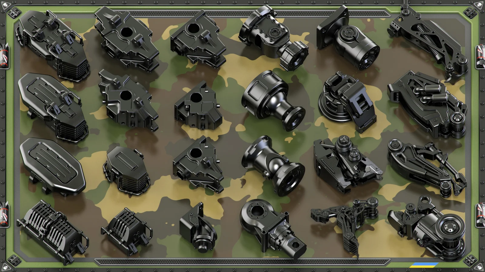 Sci-Fi Hard Surface Kitbash Details screenshot 6