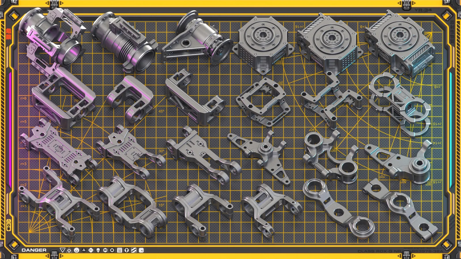 Sci-Fi Hard Surface Details screenshot 8