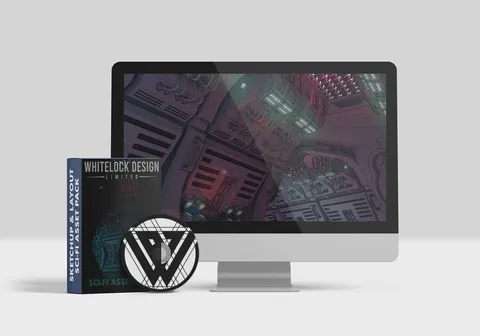 Sci-Fi Kitbash Asset Pack - Blender 3d models