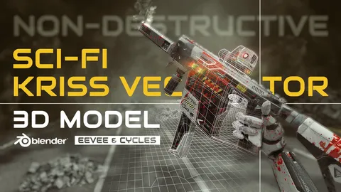 Sci-Fi Kriss Vector - Blender 3d models