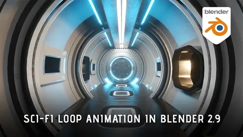 Sci-Fi Loop Animation Projects - Blender scenes