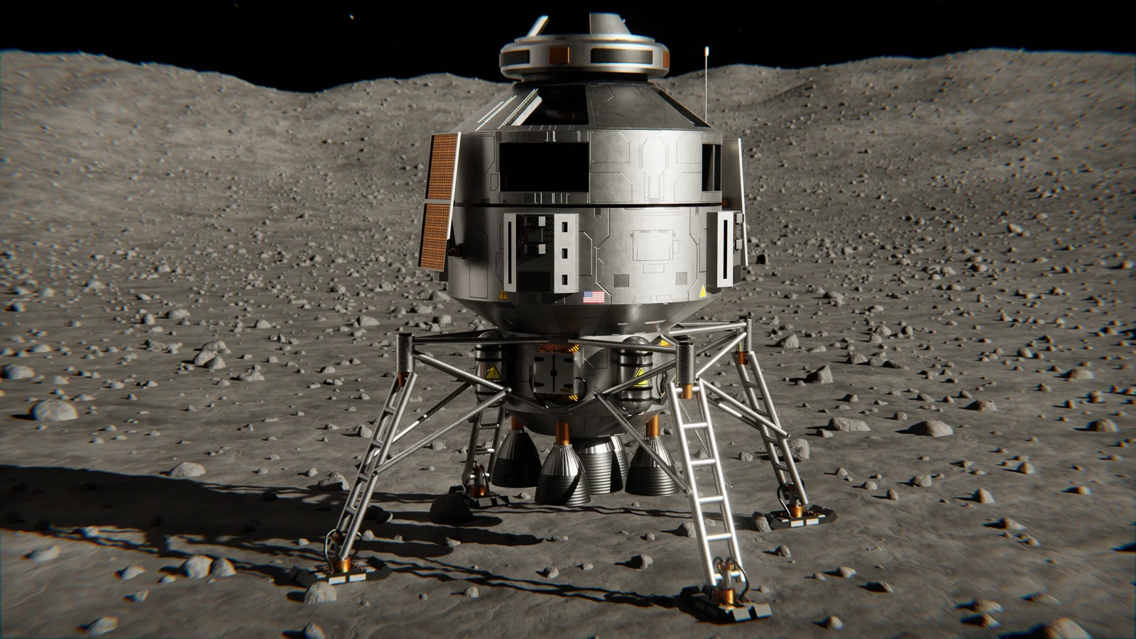 Sci-Fi Lunar Lander screenshot 3