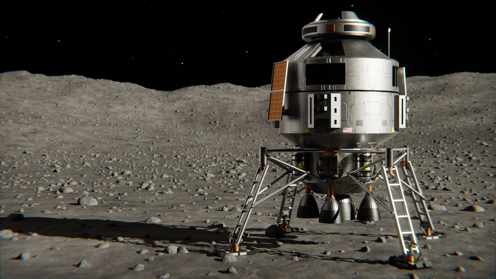 Sci-Fi Lunar Lander screenshot 5