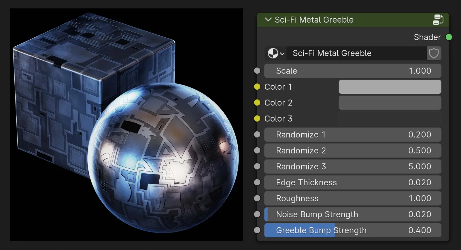 Sci-Fi Metal Greeble screenshot 2