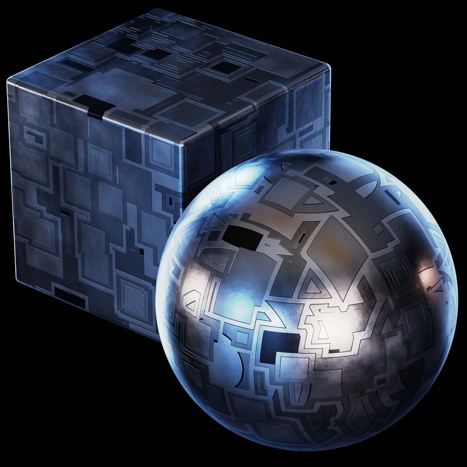 Sci-Fi Metal Greeble screenshot 4