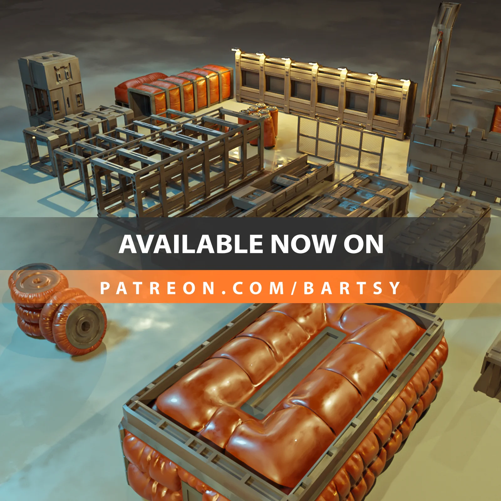 Sci-Fi Outpost Kitbash Kit #1 screenshot 3