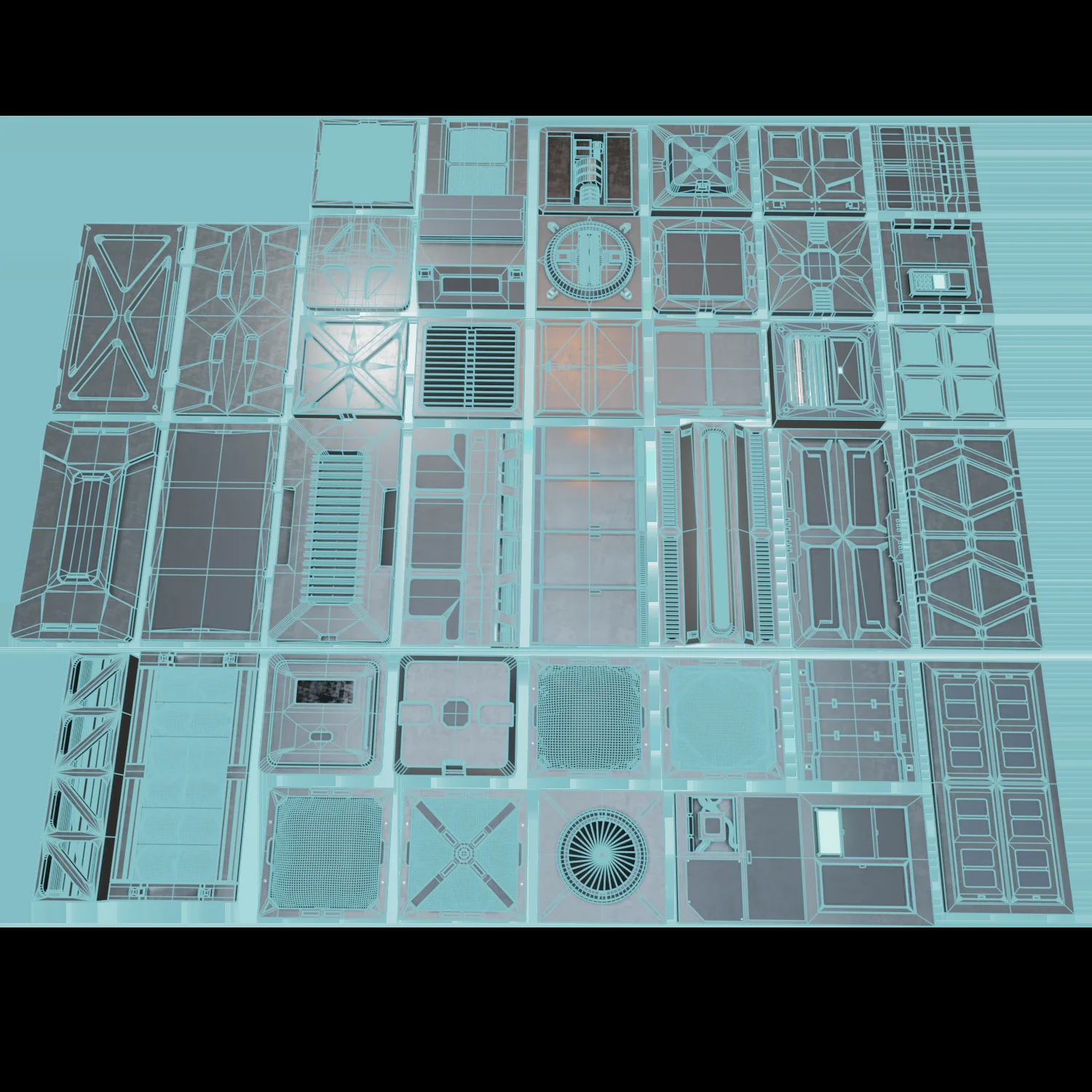 Sci-Fi Panels Kitbash screenshot 6