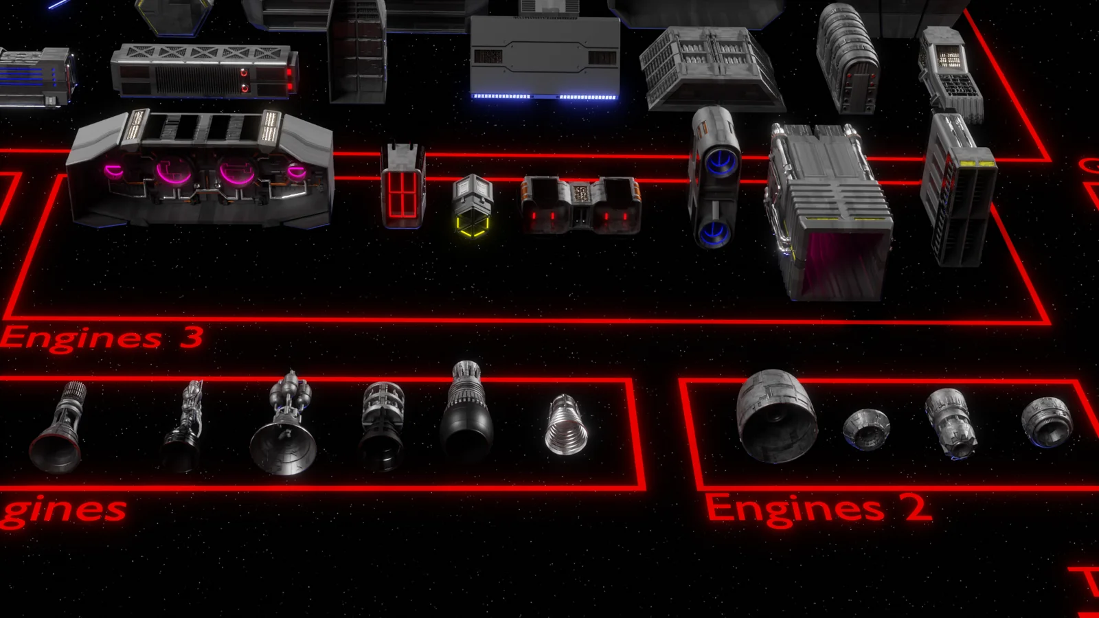 Sci-fi Ship Kitbash screenshot 4