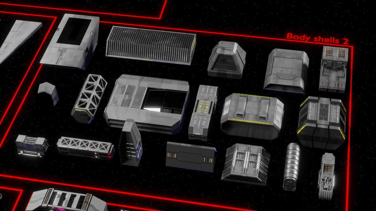 Sci-fi Ship Kitbash screenshot 5