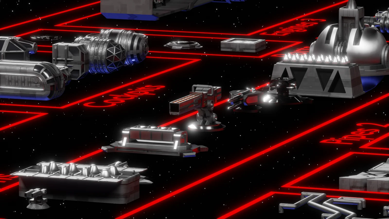 Sci-fi Ship Kitbash screenshot 6