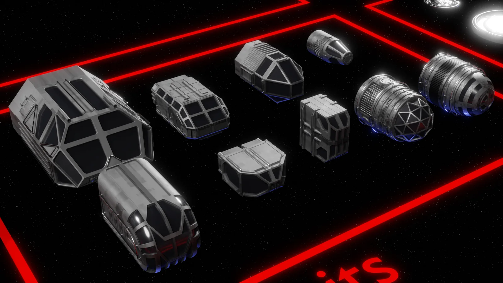 Sci-fi Ship Kitbash screenshot 8