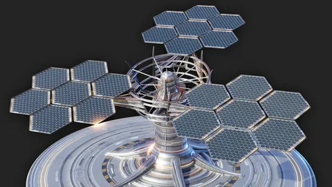 Sci-Fi Solar Array 01 - Blender 3d models