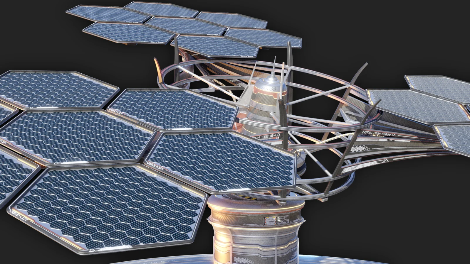 Sci-Fi Solar Array 01 screenshot 2