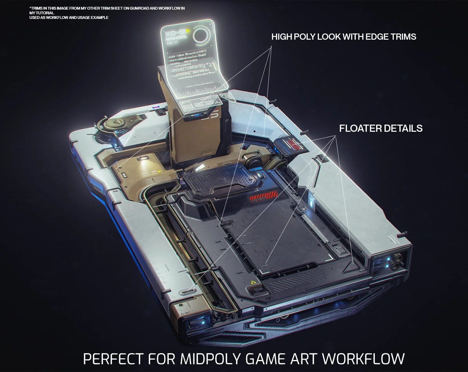 Sci-Fi Trims and Floor Set screenshot 5