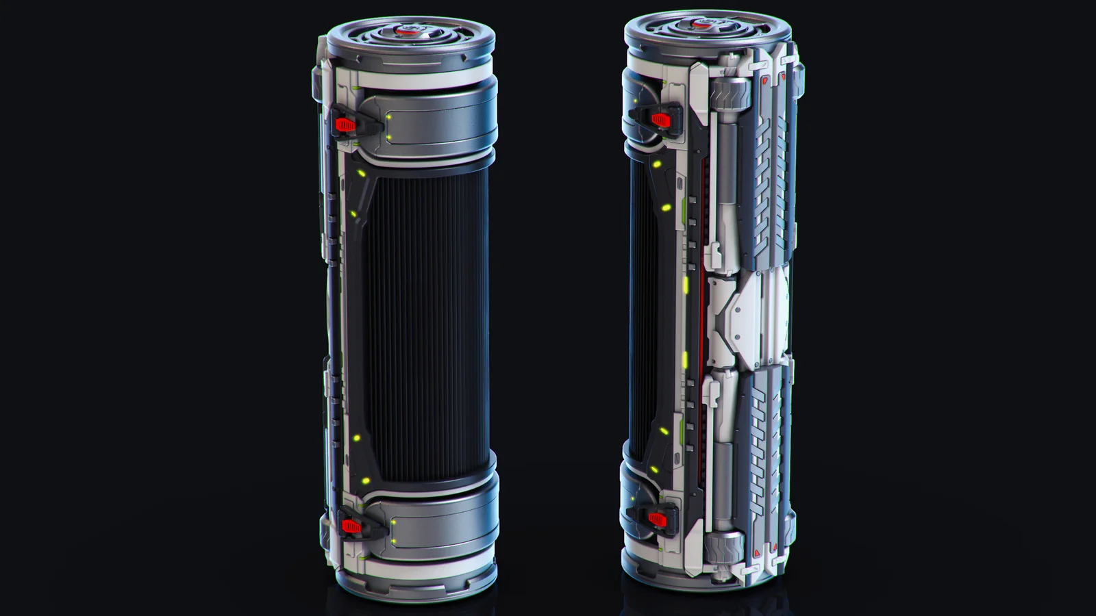 Sci-Fi Barrels Set screenshot 2