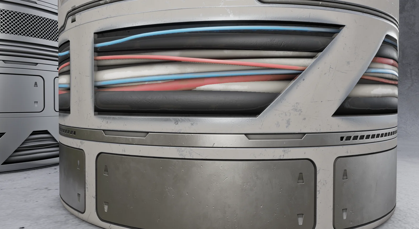 Sci-Fi Hard Surface Trim Sheet screenshot 4