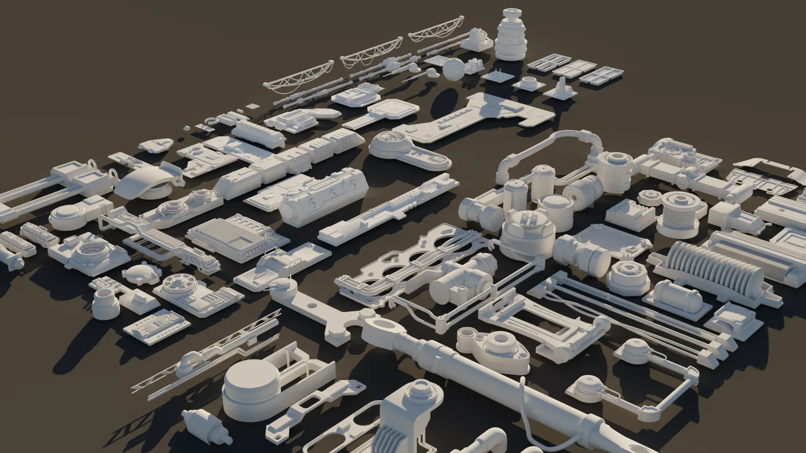 Sci-Fi Kitbashing Set 3 screenshot 2