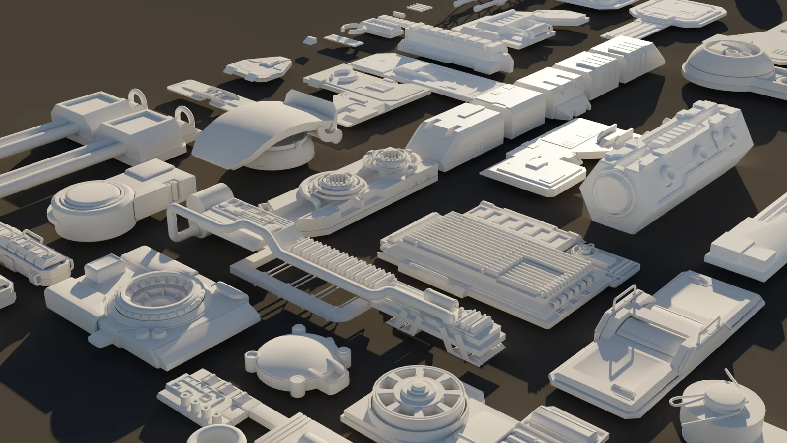 Sci-Fi Kitbashing Set 3 screenshot 3