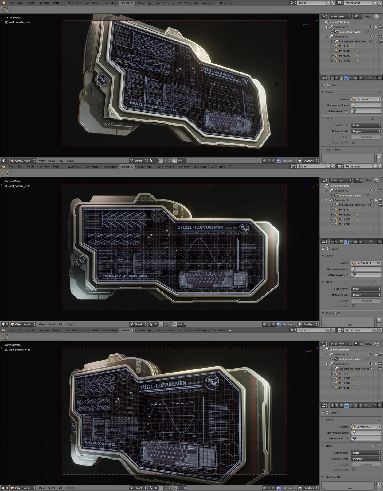 Sci-Fi Wall Console screenshot 4