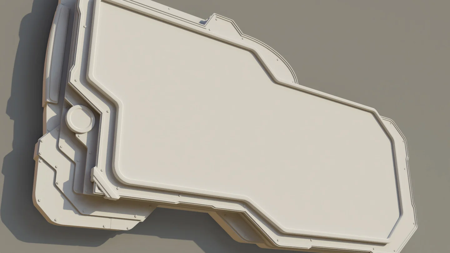 Sci-Fi Wall Console screenshot 5