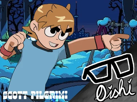 Scott Pilgrim - Blender 3d models