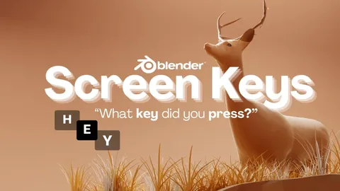 Screen Keys - Blender addons