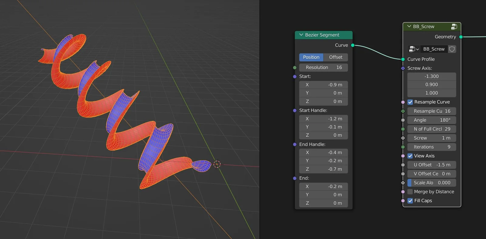 Screw Geometry Node screenshot 6