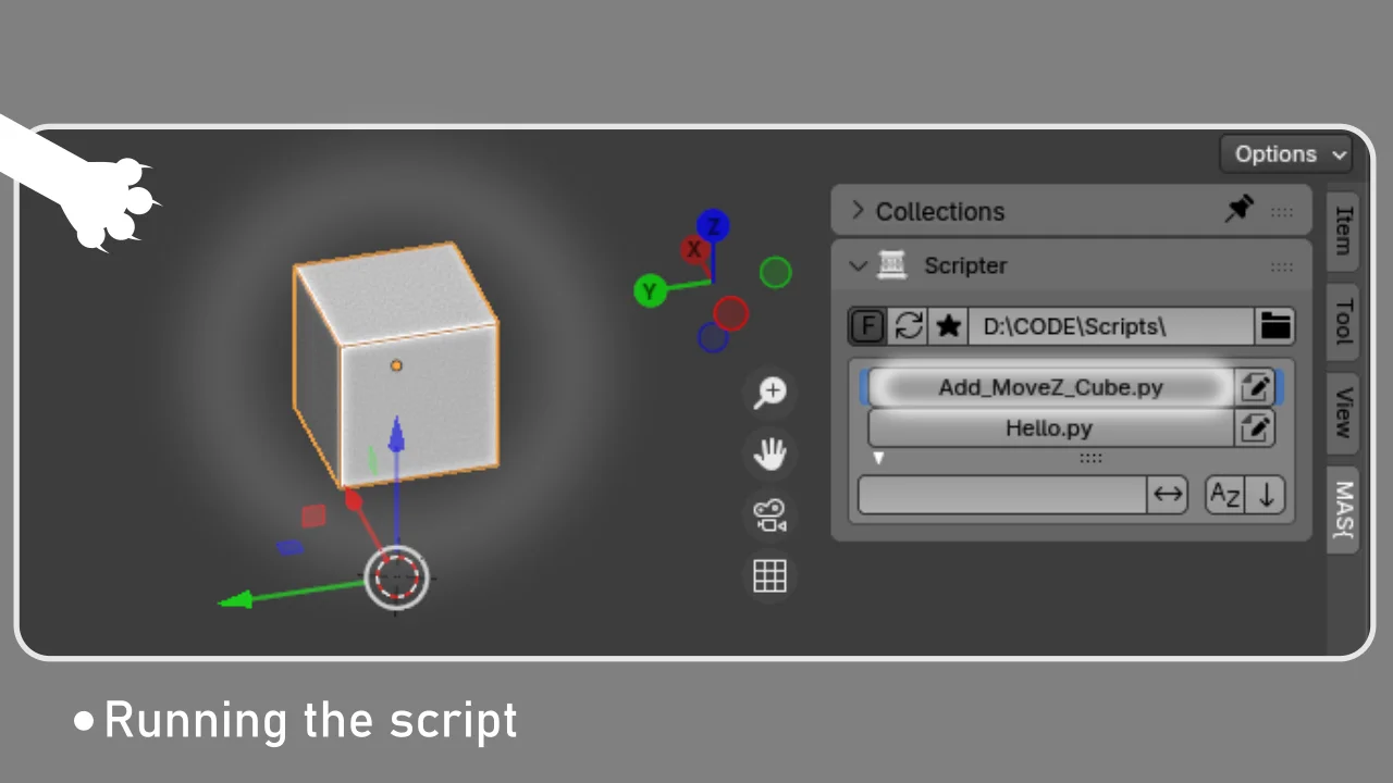 Scripter screenshot 2