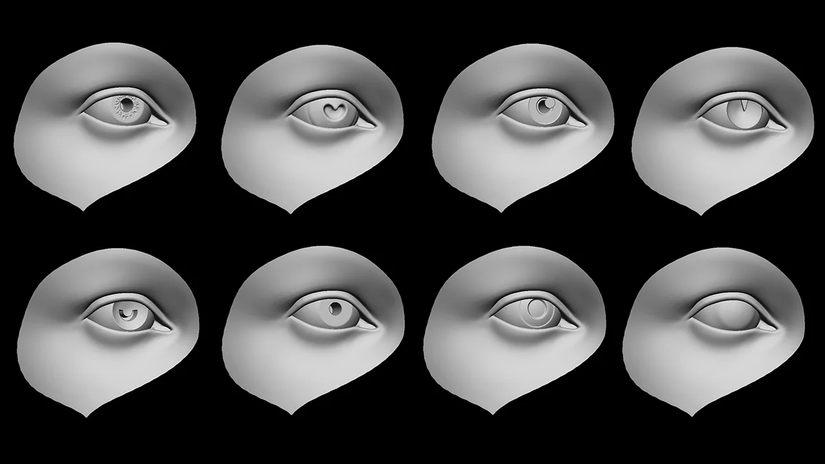 Sculpted Eyes Pack 1 screenshot 3