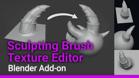 Sculpting Brush Texture Editor - Blender addons