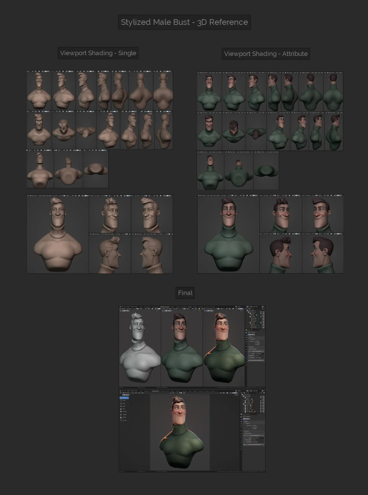Sculpting Stylized Character Busts screenshot 4