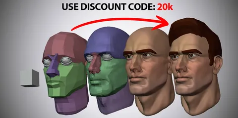 Sculpt the Head Step by Step - Blender tutorials & courses