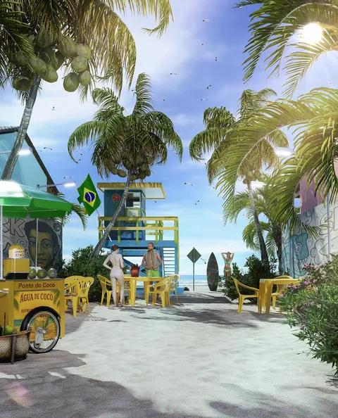 Corredor Do Surf - Blender scenes