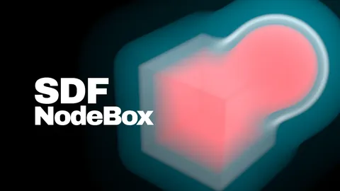 SDF NodeBox - Blender shaders